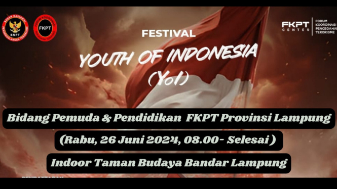 FKPT Lampung Gelar Festival Budaya 'Youth of Indonesia'