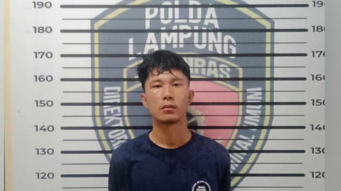 Tahanan kabur ditangkap Polda Lampung.