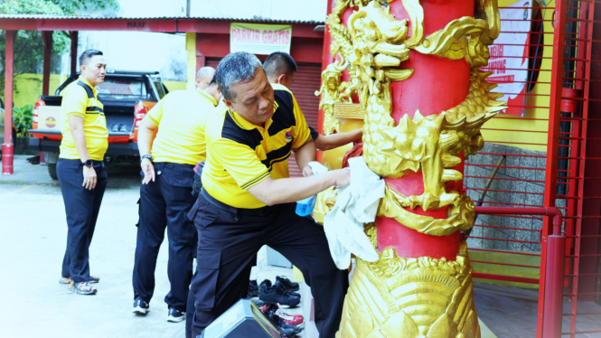 Polda Lampung gelar Bakti Religi HUT Bhayangkara ke-78.