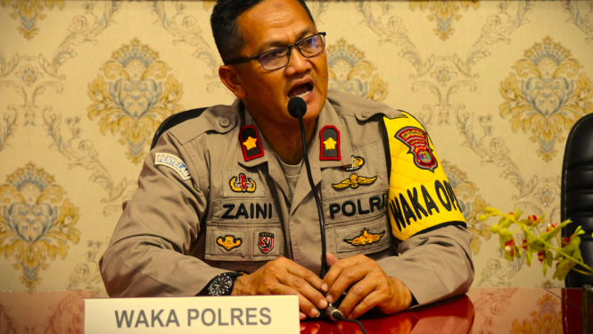 Waka Polres Lampung Barat, Kompol Zaini Dahlan.