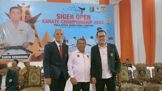 Forki Lampung gelar Siger Open Karate Championship 2024.