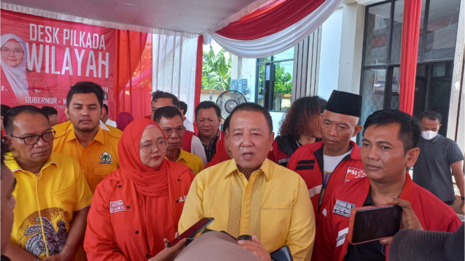 Arinal Djunaidi saat diwawancarai