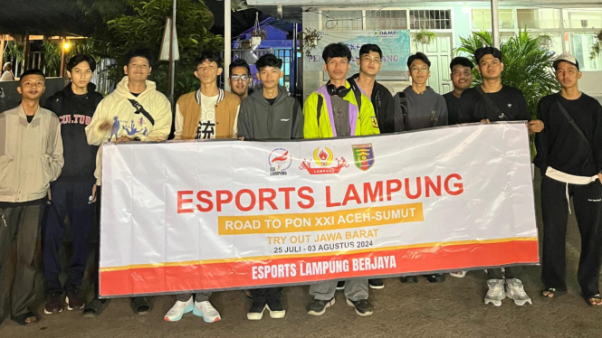 E-Sport Lampung try out ke Jawa Barat.