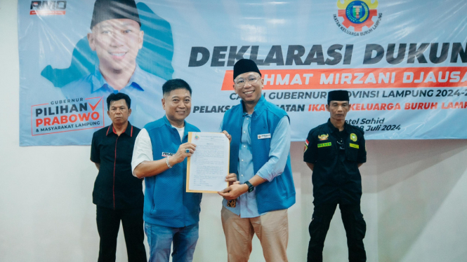 IKBL Deklarasikan Dukungan ke Rahmat Mirzani.