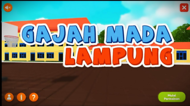 Tangkap layar game Gajah Mada Lampung.