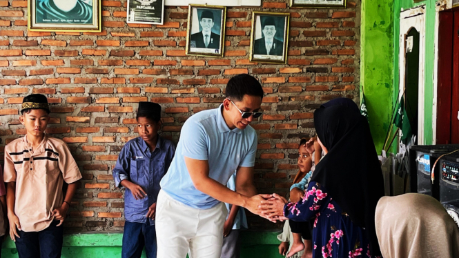 Bacalonbup Lampung Selatan, Radityo Egi Pratama di panti asuhan.