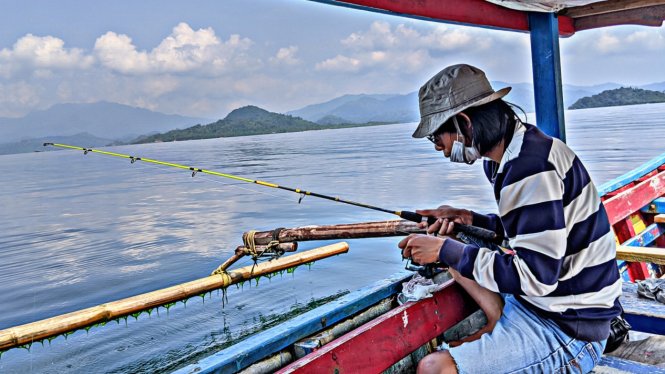 Tommy pemancing asal Bandar Lampung