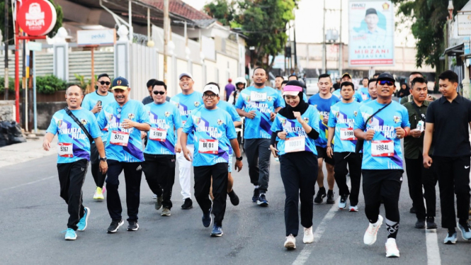 KNPI Lampung menyelenggarakan Kegiatan Pemuda Run.