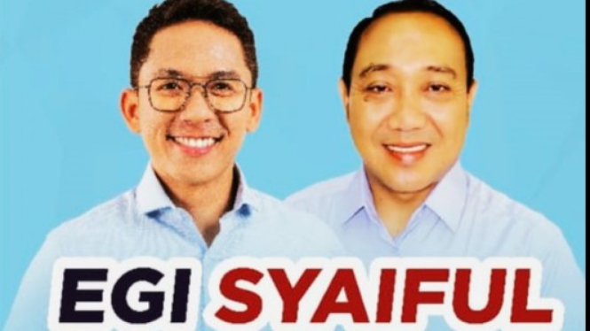 Pasangan Cabup dan Cawabup Lampung Selatan, Egi-Syaiful.