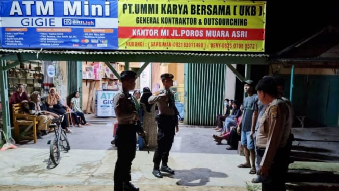 Polres Tulang Bawang gelar patroli malam hari.