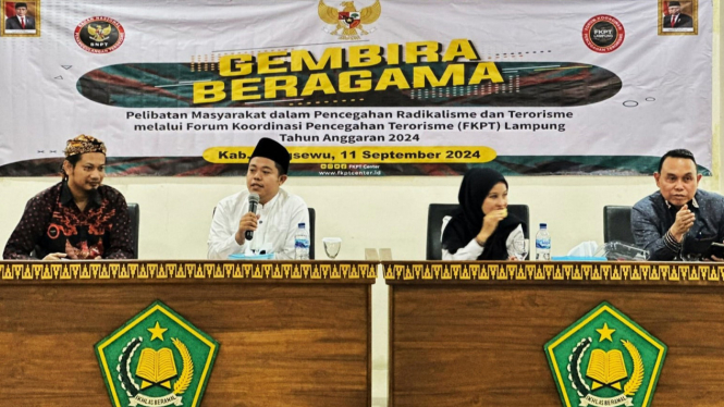 FKPT Lampung menggelar kegiatan 'Gembira Beragama' di Pringsewu.