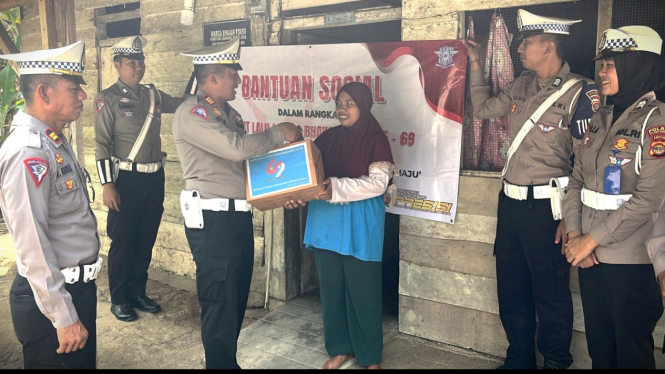 Polres Tulang Bawang Gelar Baksos di Dua Lokasi Berbeda