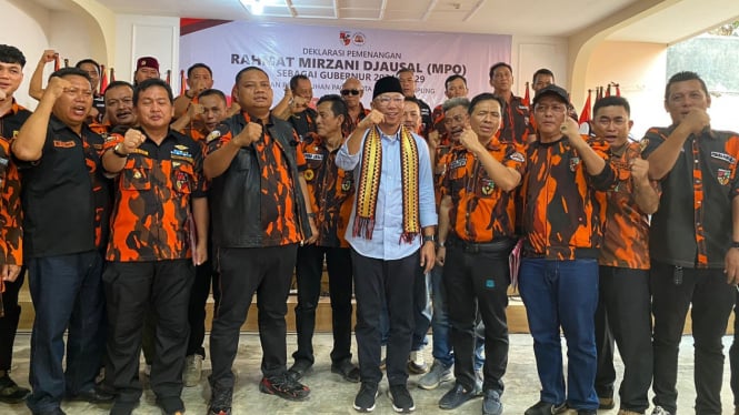 MPO Pemuda Pancasila dukung Rahmat Mirzani jadi Cagub Lampung.