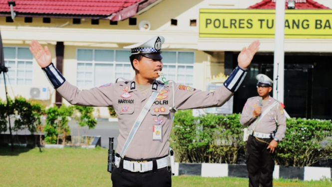 Polres Tulang Bawang, menggelar 'Latkatpuan'