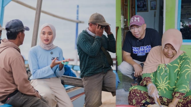 Paslon Mirza-Jihan melakukan kampanye ke daerah terpencil.