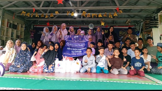 The 6th Anniversary Of Purple Lovers Community Lampung.