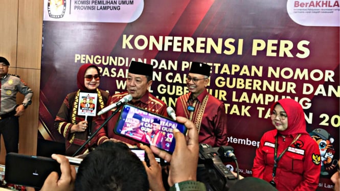 Calon Gubernur Lampung Arinal Djunaidi