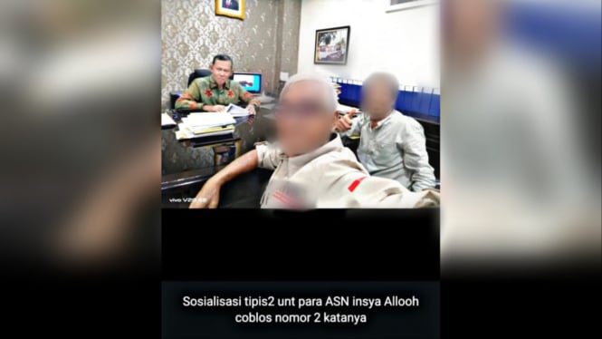 Foto Sekda yang beredar