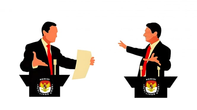 Ilustrasi debat pilkada