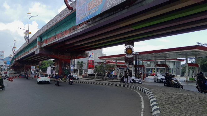Lokasi Flyover Depan Mal Boemi Kedaton