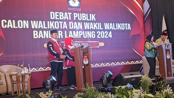 Kedua Paslon Walikota Bandar Lampung