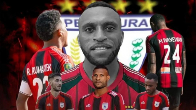 Pemain Persipura Jayapura.