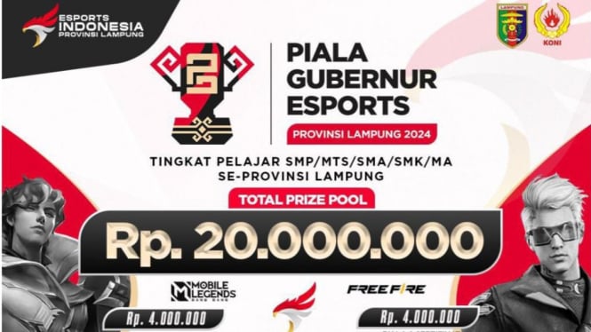 E-Sports Indonesia Lampung kompetisi bergengsi tingkat pelajar.