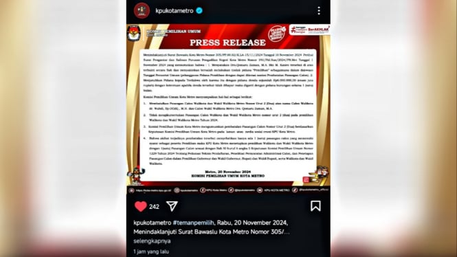 Tangkapan layar akun instagram