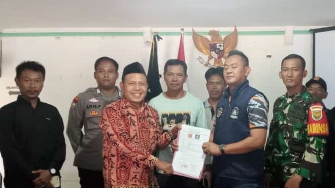 LSM GMBI dan Pekon Srimenanti Tanda Tangani MOU.