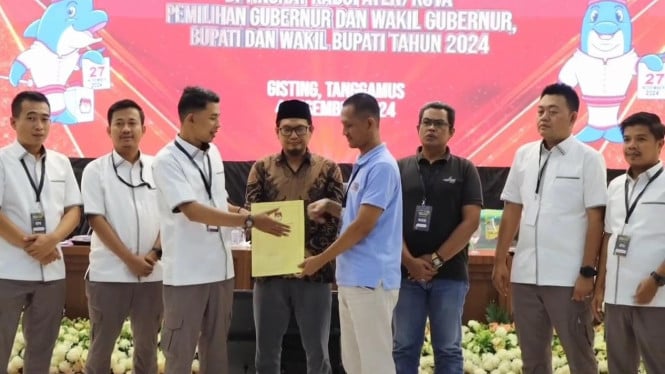 KPU Tanggamus menggelar rapat pleno pilkada serentak 2024
