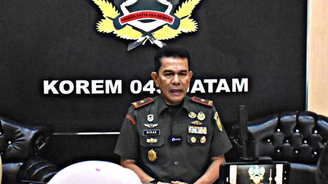 Danrem 043 Gatam Lampung, Brigjen TNI Rikas Hidayatullah