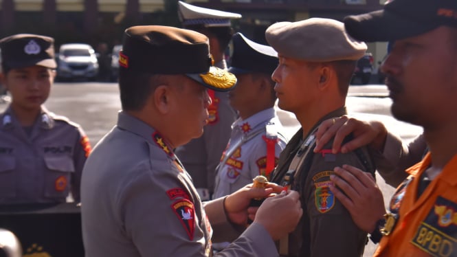 Kapolda Lampung memulai operasi lilin krakatau 2024.