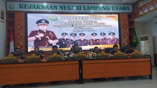 Kejaksaan Negeri Lampung Utara gelar refleksi akhir tahun 2024,