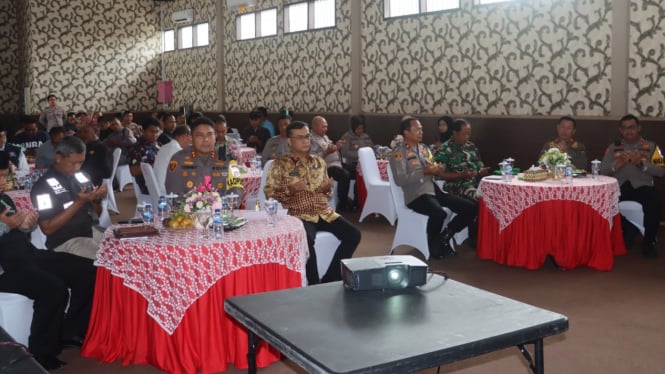 Polres Lampung Selatan menggelar Kaleidoskop Harkamtibmas 2024.