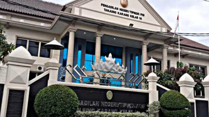 Gedung PN Tanjungkarang di Bandar Lampung