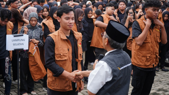 Pelepasan mahasiswa KKN Itera