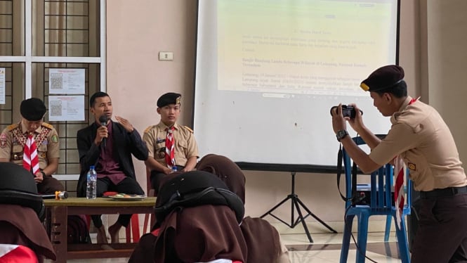 Mahasiswa UIN Raden Intan Lampung asah keterampilan menulis.