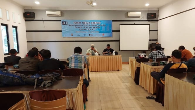 IJTI Pengda Lampung menggelar rapat kerja daerah.