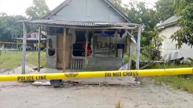 Lokasi rumah nelayan tewas terkena bom ikan di Lampung Timur