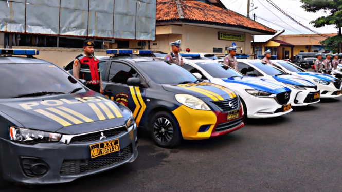 Apel pasukan di Polresta Bandar Lampung