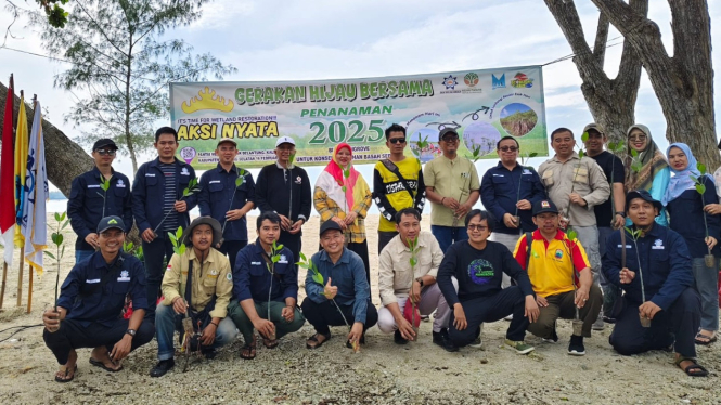 IKA Sylva Unila Gelar Penanaman Mangrove di Lampung Selatan