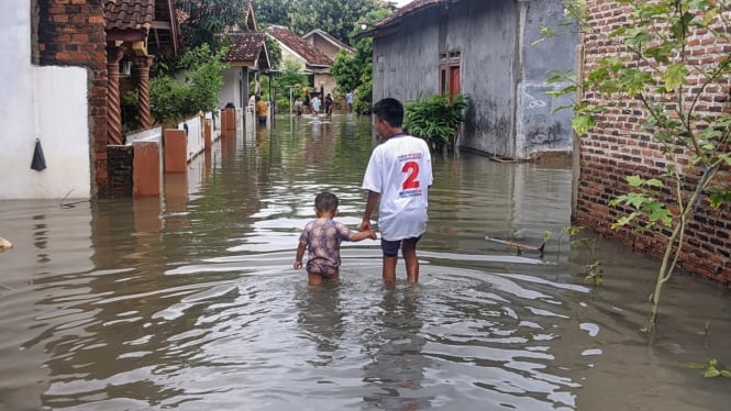 Banjir di Kelurahan Pematang Wangi, Tanjung Senang