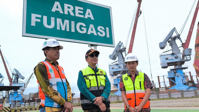Fasilitas baru Fumigasi di Pelabuhan dorong ekspor Lampung.