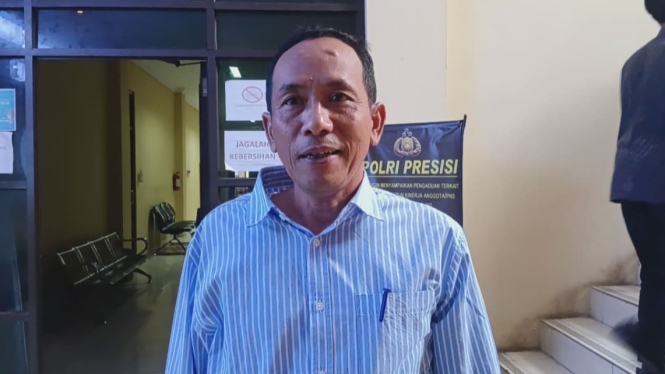 Kadisdikbud) Lampung Timur, Marsan usai diperiksa Polda Lampung.