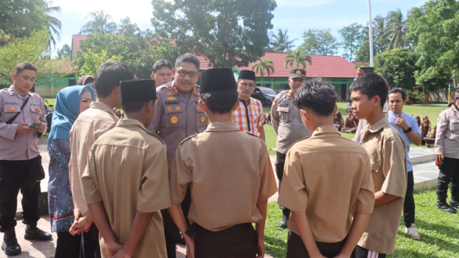 Kapolres Lampung Selatan berikan sosialisasi bahaya tawuran pelajar