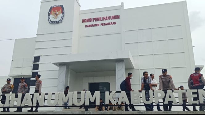 Kantor KPU Pesawaran.