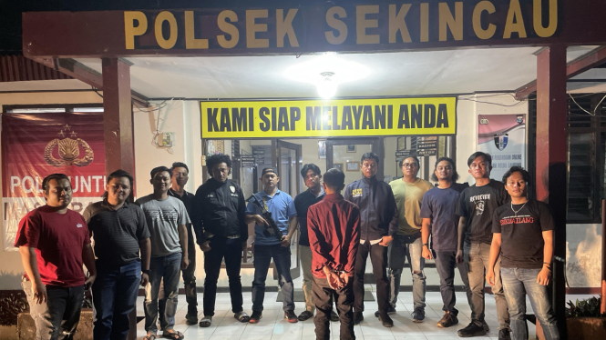 Polsek Sekincau tangkap pelaku pencurian dengan pemberatan.