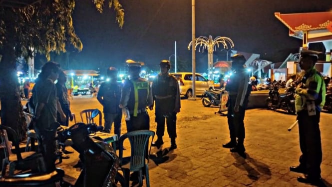 Polres Metro melakukan pengamanan