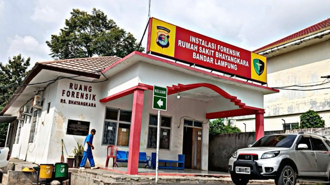 Ruang forensik Rumah Sakit Bhayangkara