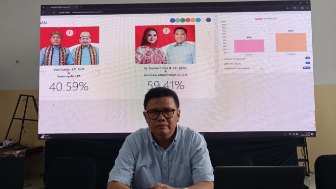 Fauzi Heri, ketua tim pemenangan paslon 02 Nanda-Antonius.